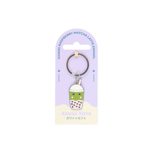 Kawaii Bubble Tea Keyring – Cute Enamel Boba Keychain