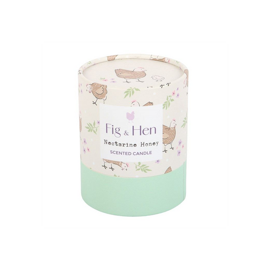 Fig & Hen Nectarine Honey Scented Candle