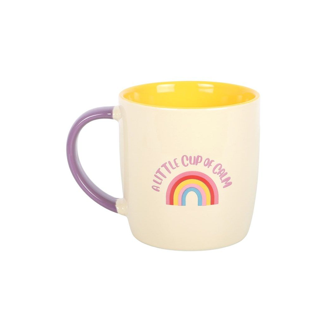 A Little Cup of Calm Mug – Rainbow Self Care & Wellness Mug