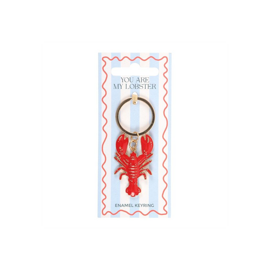 You’re My Lobster Enamel Keyring