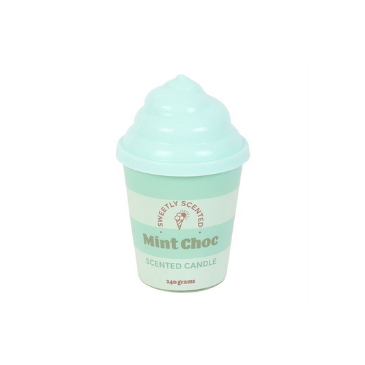 Mint Choc Ice Cream Scented Candle – Sweet Treat Dessert Candle