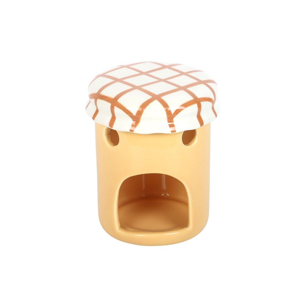 Peanut Butter Jar Oil Burner – Cute Kawaii Wax Melt Warmer