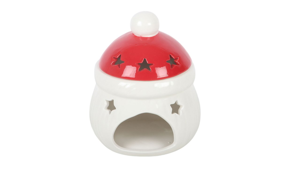 Santa Claus Oil Burner | Christmas Wax Melt Burner | Festive Ceramic Oil Warmer