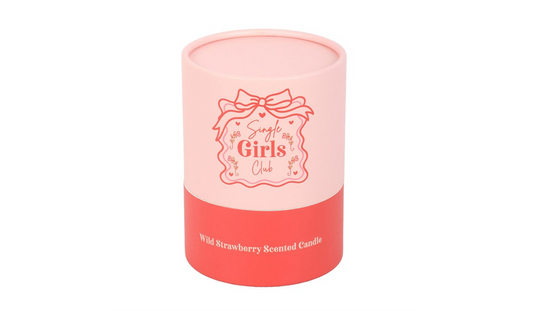 Single Girls Club Wild Strawberry Candle | Self Love Gift UK