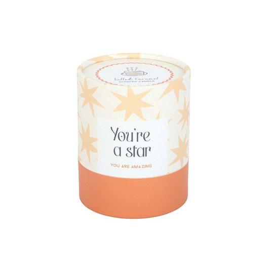 You’re a Star Candle – Salted Caramel Scented Gift Candle