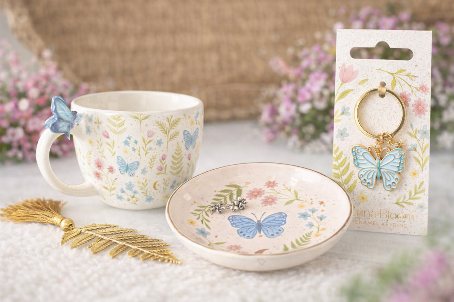 🦋 Luna Bloom Butterfly Keepsake Set