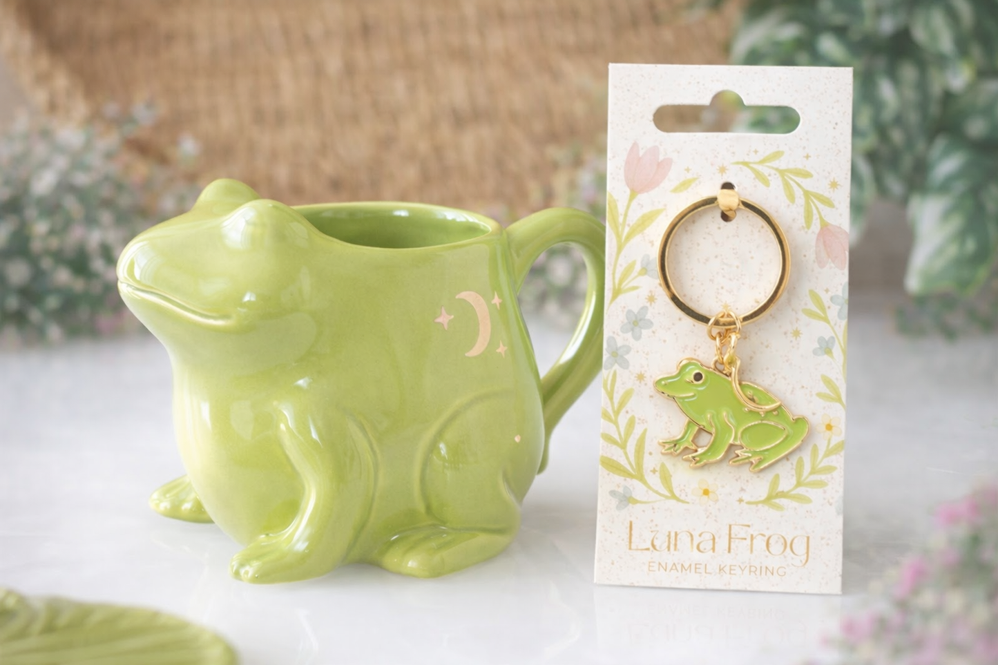 Hop Into Cosy Set – Frog Mug & Matching Keyring Bundle
