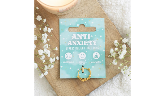 Anti-Anxiety Fidget Ring – Adjustable Stress Relief Ring
