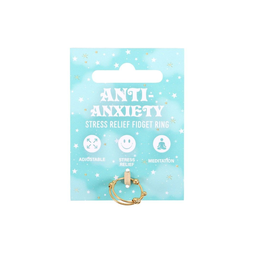 Anti-Anxiety Fidget Ring – Adjustable Stress Relief Ring