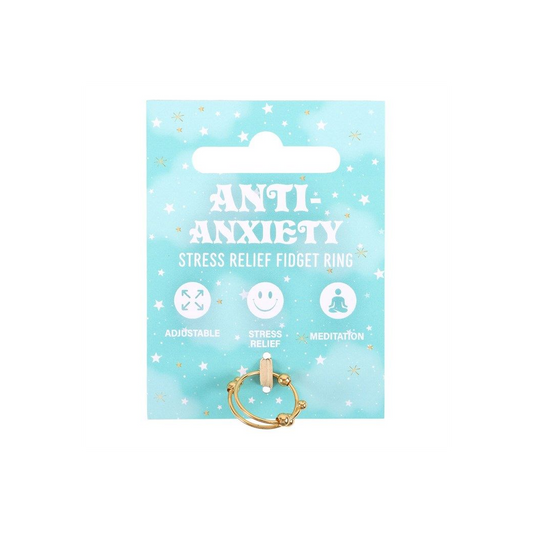 Anti-Anxiety Fidget Ring – Adjustable Stress Relief Ring