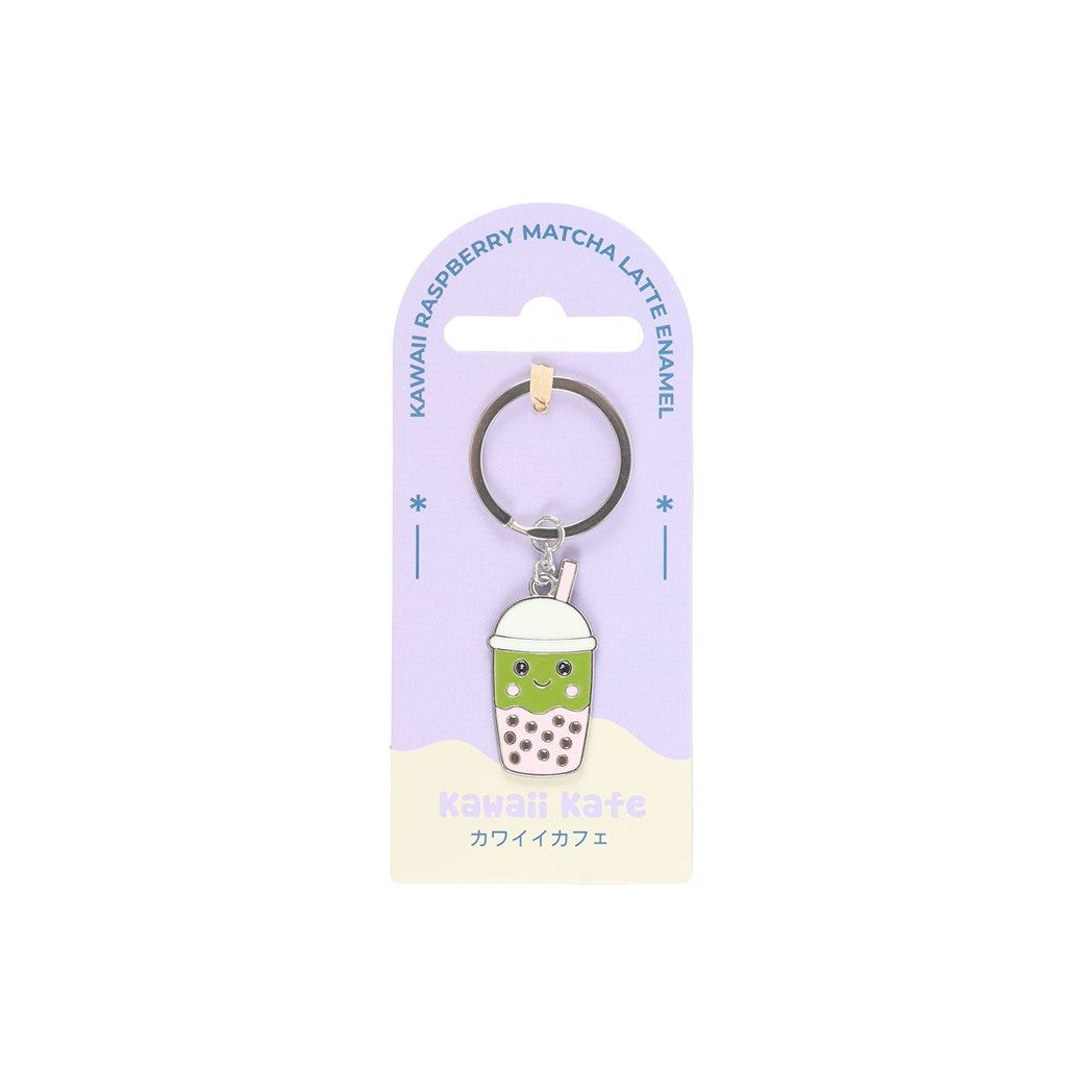 Kawaii Bubble Tea Keyring – Cute Enamel Boba Keychain