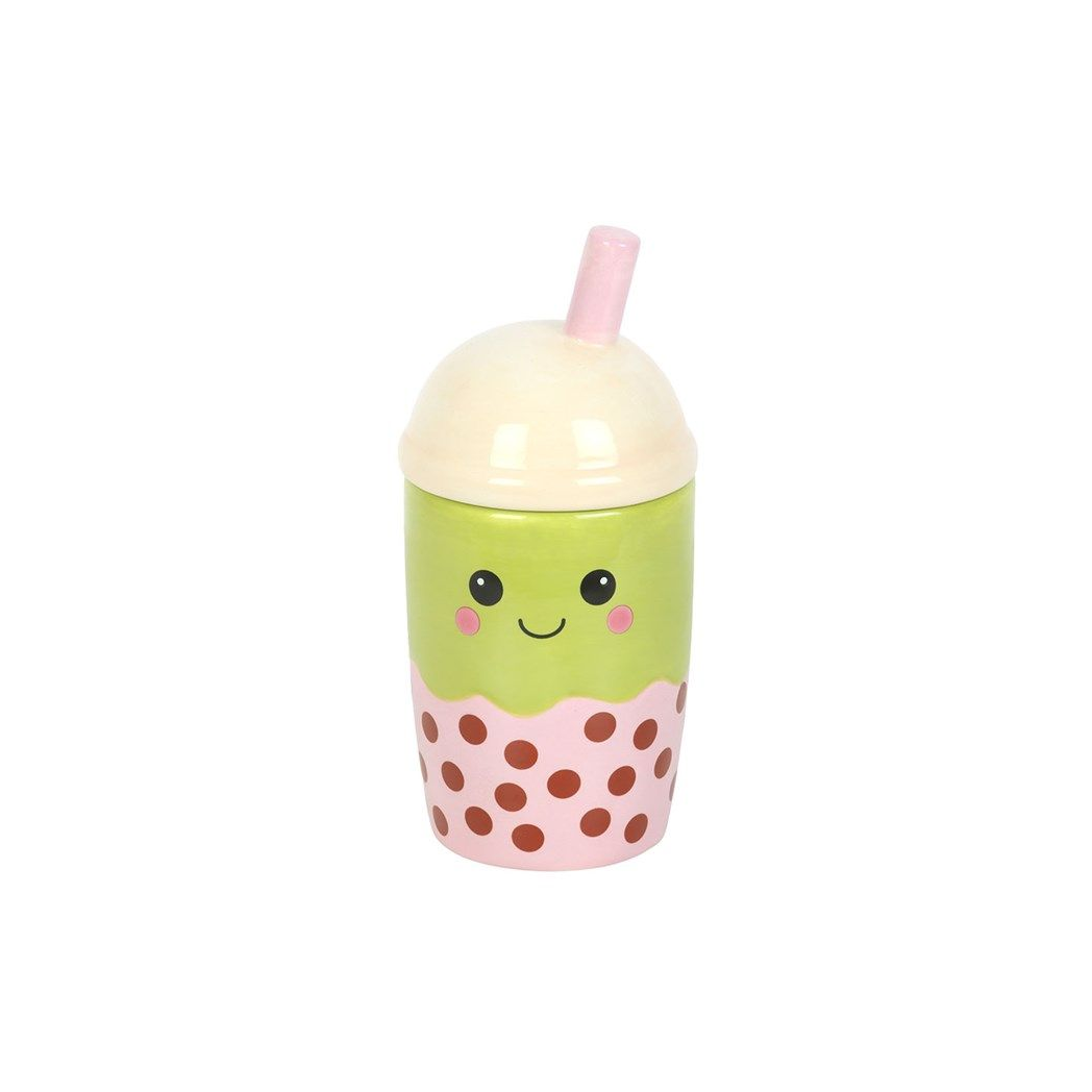 Cute Bubble Tea Oil Burner – Kawaii Ceramic Wax Melt & Oil Warmer