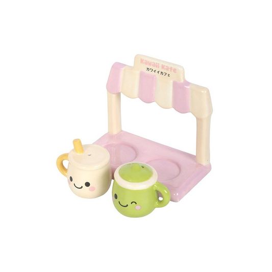 Kawaii Bubble Tea Salt & Pepper Shakers – Cute Kitchen Decor Set