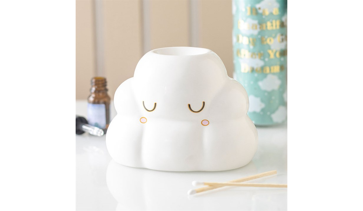 Cloud Oil Burner – Cute Ceramic Wax Melt & Essential Oil Burner