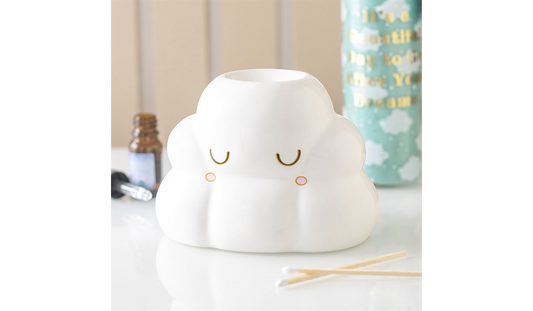 Cloud Oil Burner – Cute Ceramic Wax Melt & Essential Oil Burner