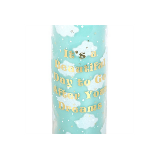 It’s a Beautiful Day to Go After Your Dreams Candle – Motivational Pillar Candle