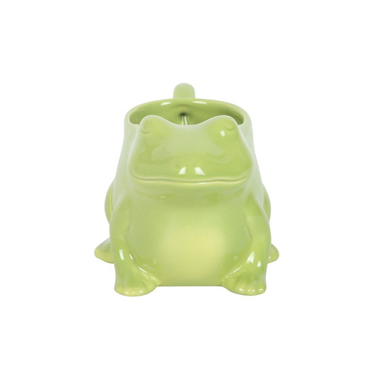 Luna Bloom Frog Mug – Whimsical Cottagecore Cup