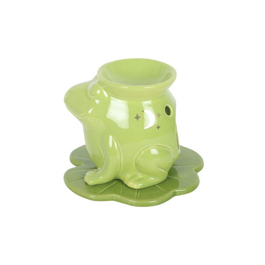 Luna Frog Oil Burner – Whimsical Cottagecore Wax Melt & Essential Oil Burner