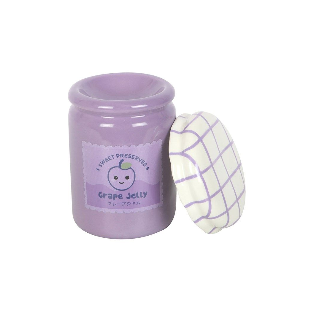 Grape Jelly Jar Oil Burner – Cute Kawaii Wax Melt Warmer