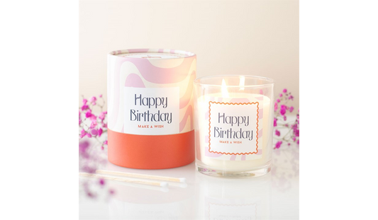 Happy Birthday Candle – Make a Wish Scented Gift Candle