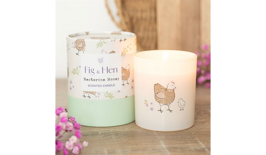 Fig & Hen Nectarine Honey Scented Candle