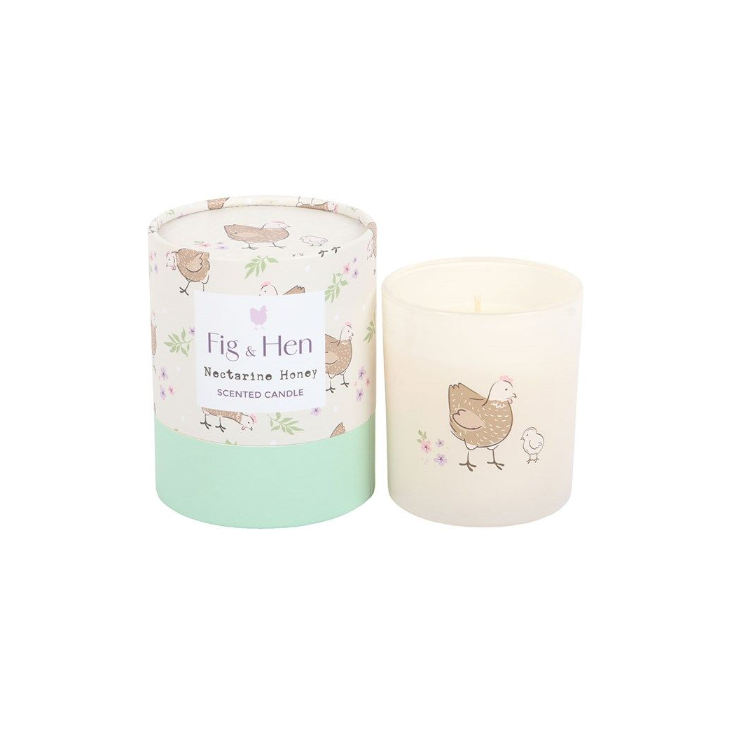Fig & Hen Nectarine Honey Scented Candle