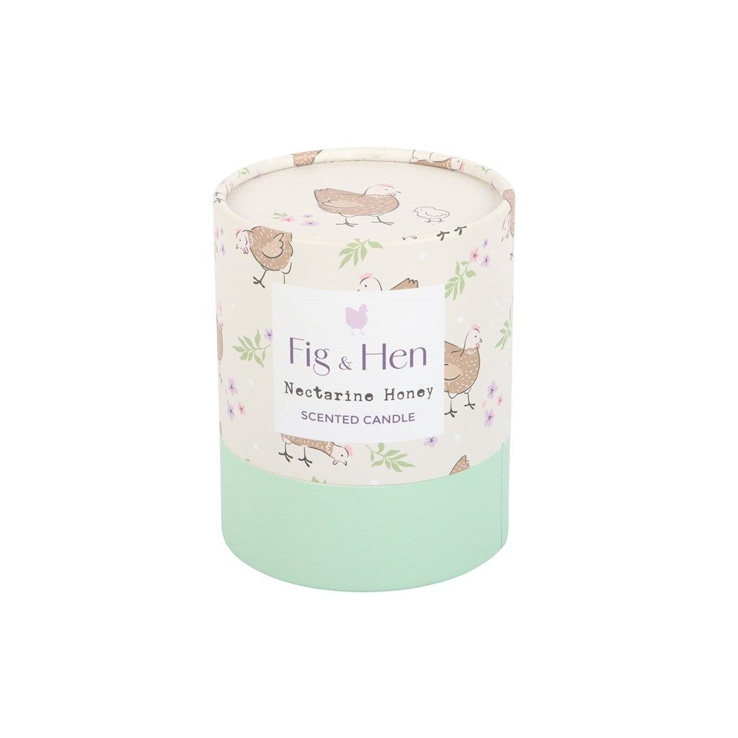 Fig & Hen Nectarine Honey Scented Candle