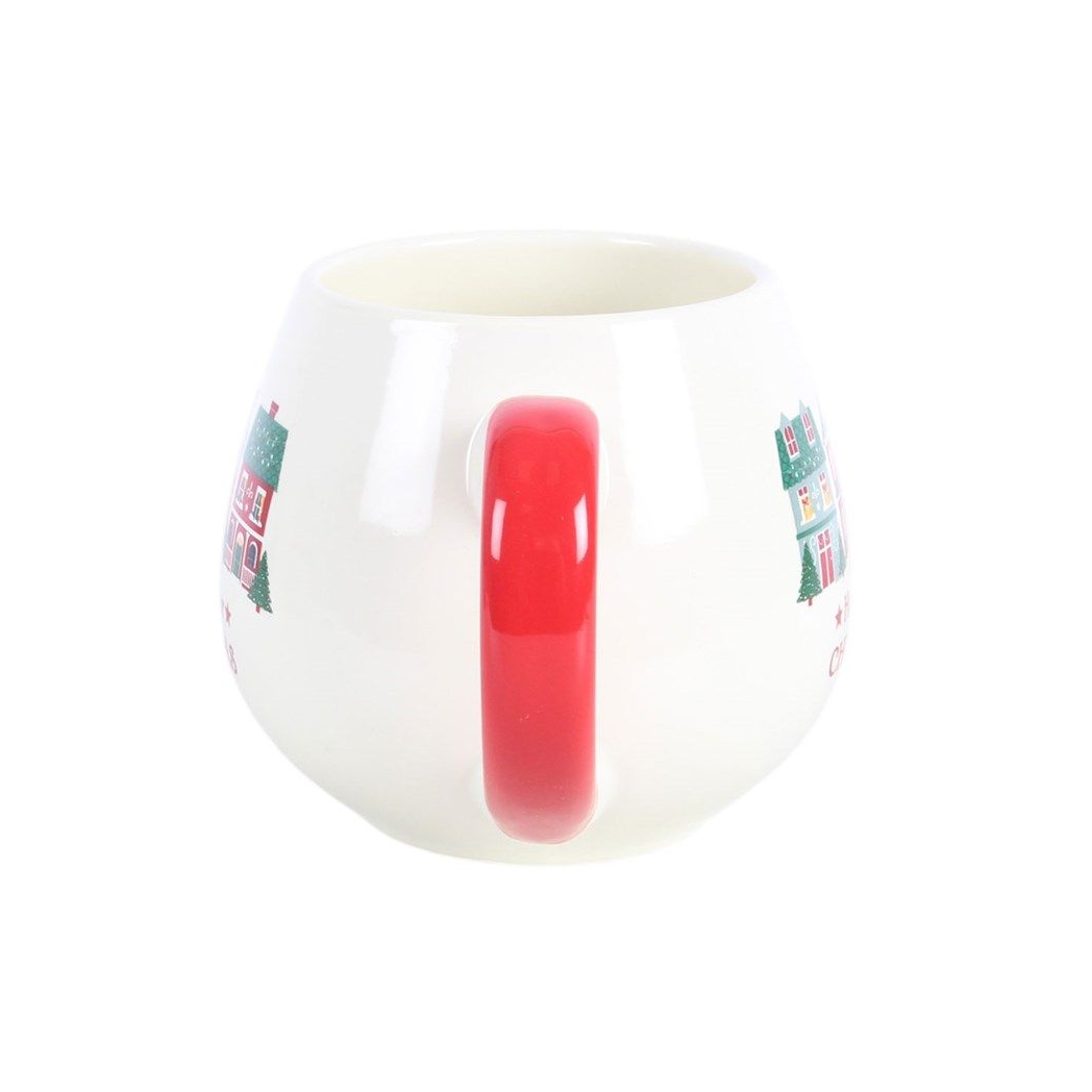 Home for Christmas Mug Gift Set | Ceramic Christmas Mug with Fluffy Socks | Festive Hot Chocolate Mug