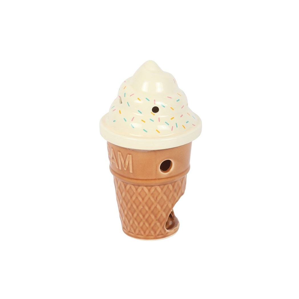 Ice Cream Cone Oil Burner – Cute Seaside Wax Melt Warmer