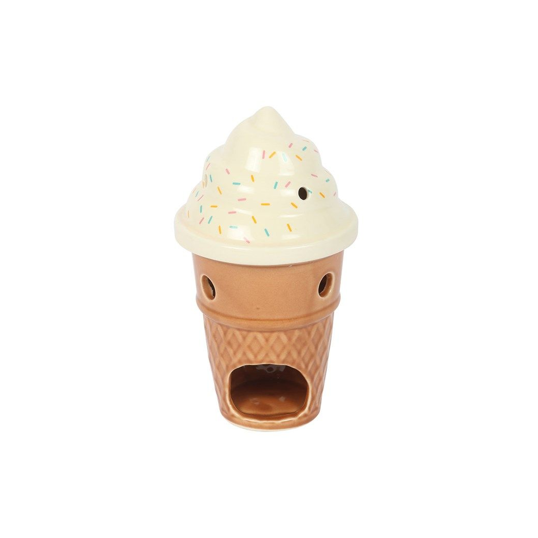 Ice Cream Cone Oil Burner – Cute Seaside Wax Melt Warmer