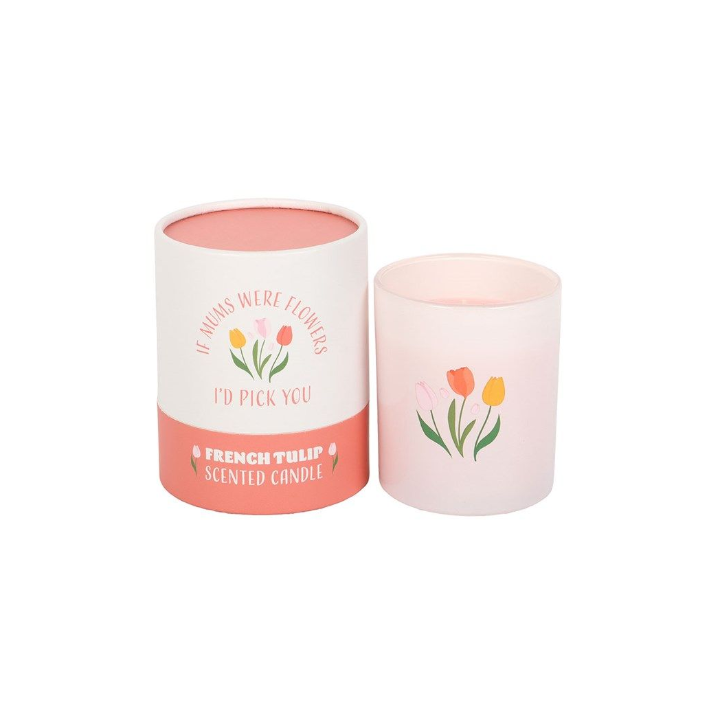 If Mums Were Flowers, I’d Pick You Tulip Candle