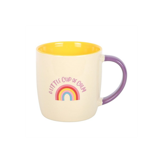 A Little Cup of Calm Mug – Rainbow Self Care & Wellness Mug