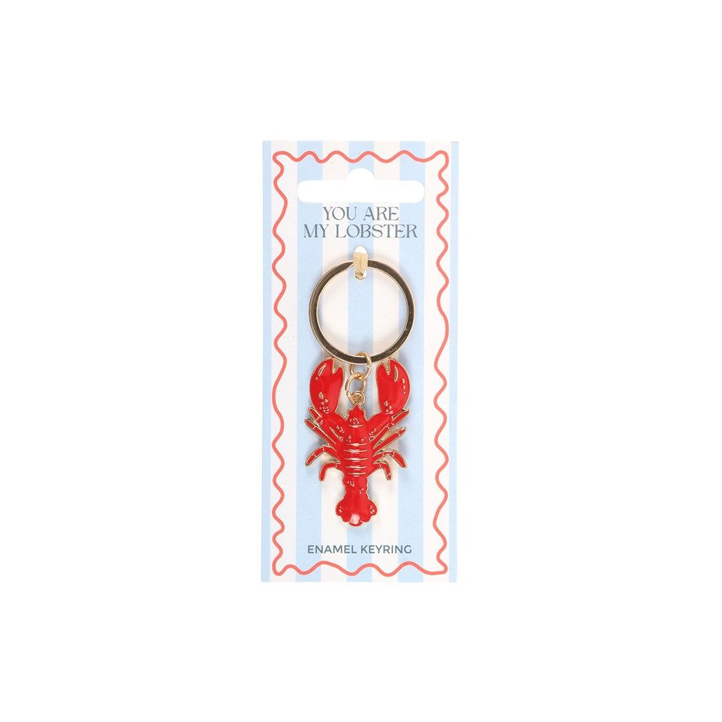 You’re My Lobster Enamel Keyring