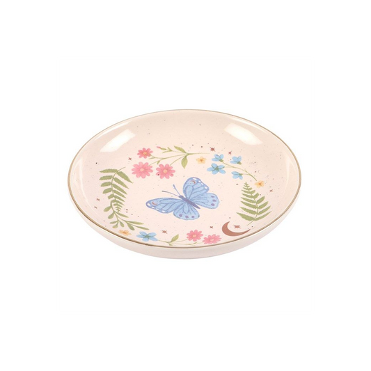 Luna Bloom Butterfly Trinket Dish – Floral Jewellery Holder