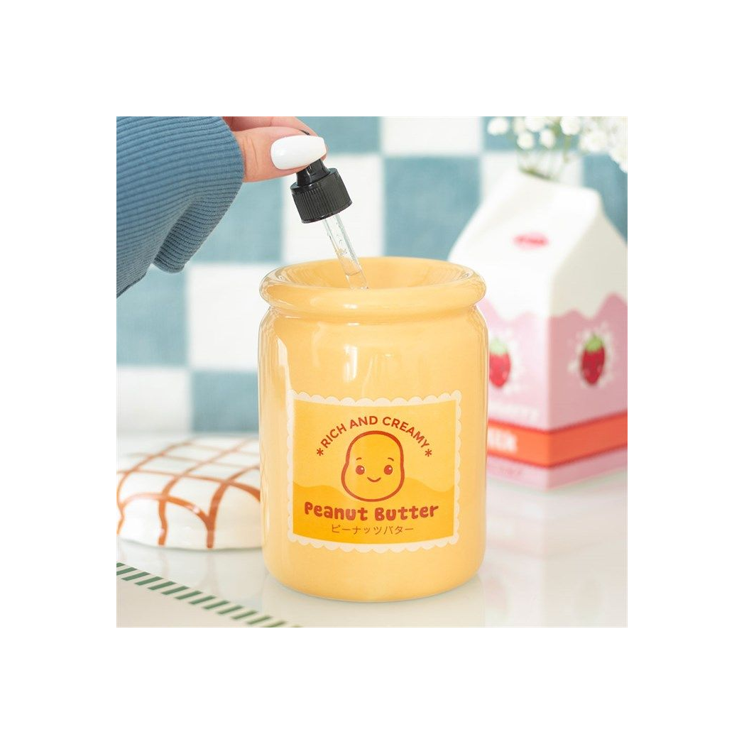 Peanut Butter Jar Oil Burner – Cute Kawaii Wax Melt Warmer