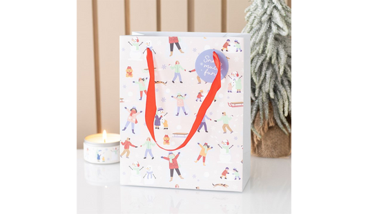 Snow Much Fun Christmas Gift Bag | Large Festive Gift Bag | Christmas Present Bag