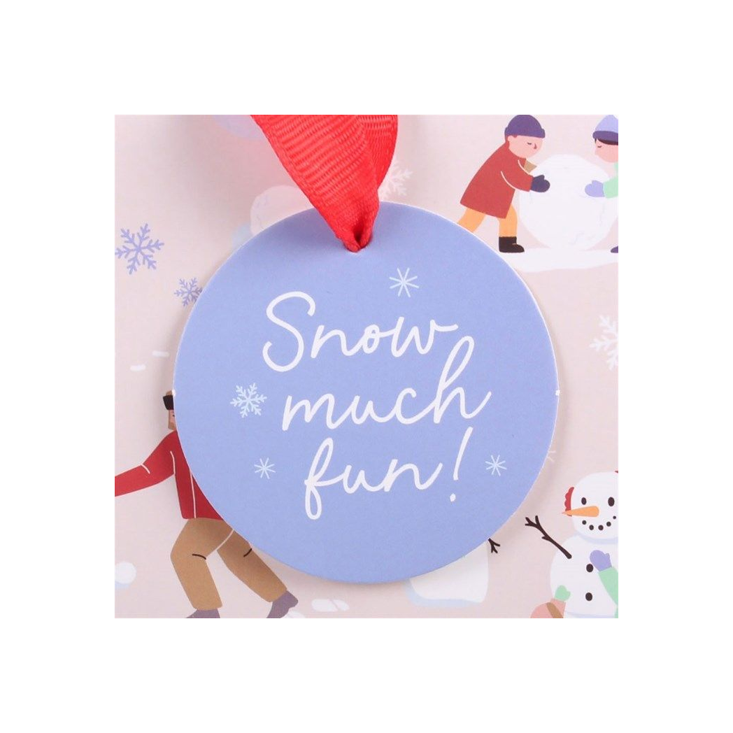 Snow Much Fun Christmas Gift Bag | Large Festive Gift Bag | Christmas Present Bag