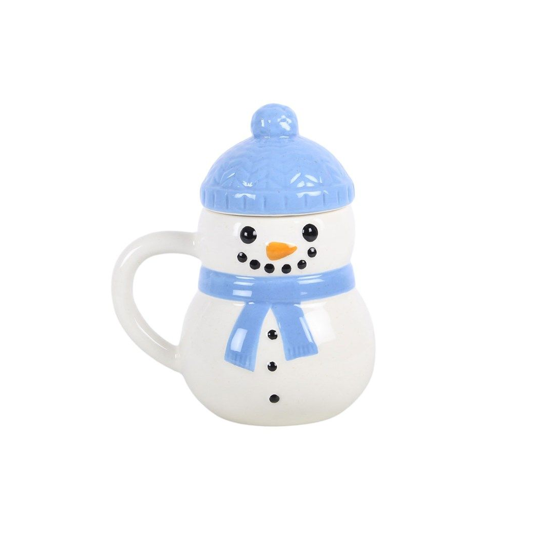 Snowman Christmas Mug | Ceramic Winter Mug | Festive Hot Chocolate & Coffee Cup