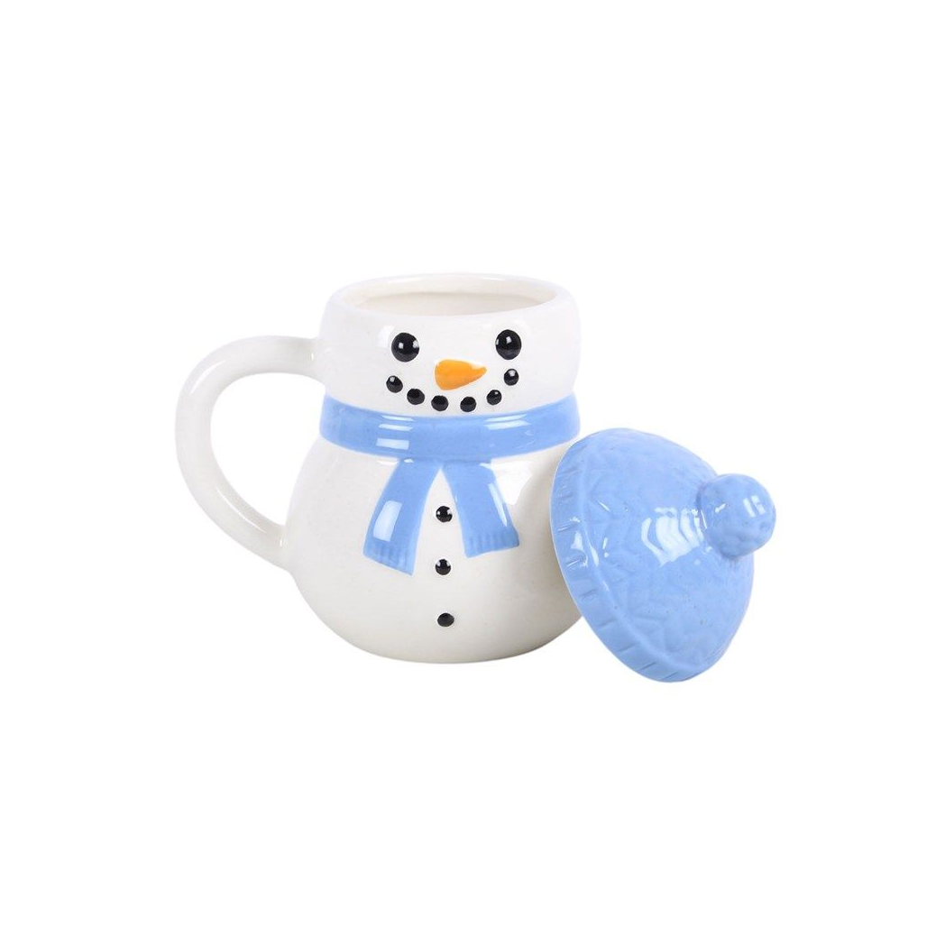 Snowman Christmas Mug | Ceramic Winter Mug | Festive Hot Chocolate & Coffee Cup