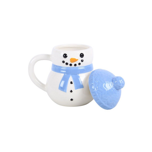 Snowman Christmas Mug | Ceramic Winter Mug | Festive Hot Chocolate & Coffee Cup