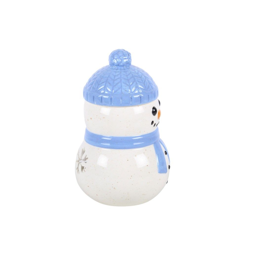 Snowman Oil Burner | Christmas Wax Melt Burner | Winter Ceramic Oil Warmer