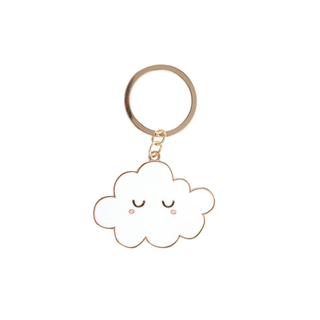 Worry Cloud Keyring – Anxiety Comfort & Positive Reminder Gift